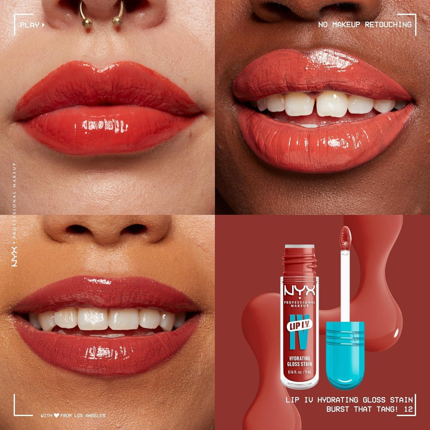 NYX Professional Makeup – Lip IV Hydrating Gloss Stain