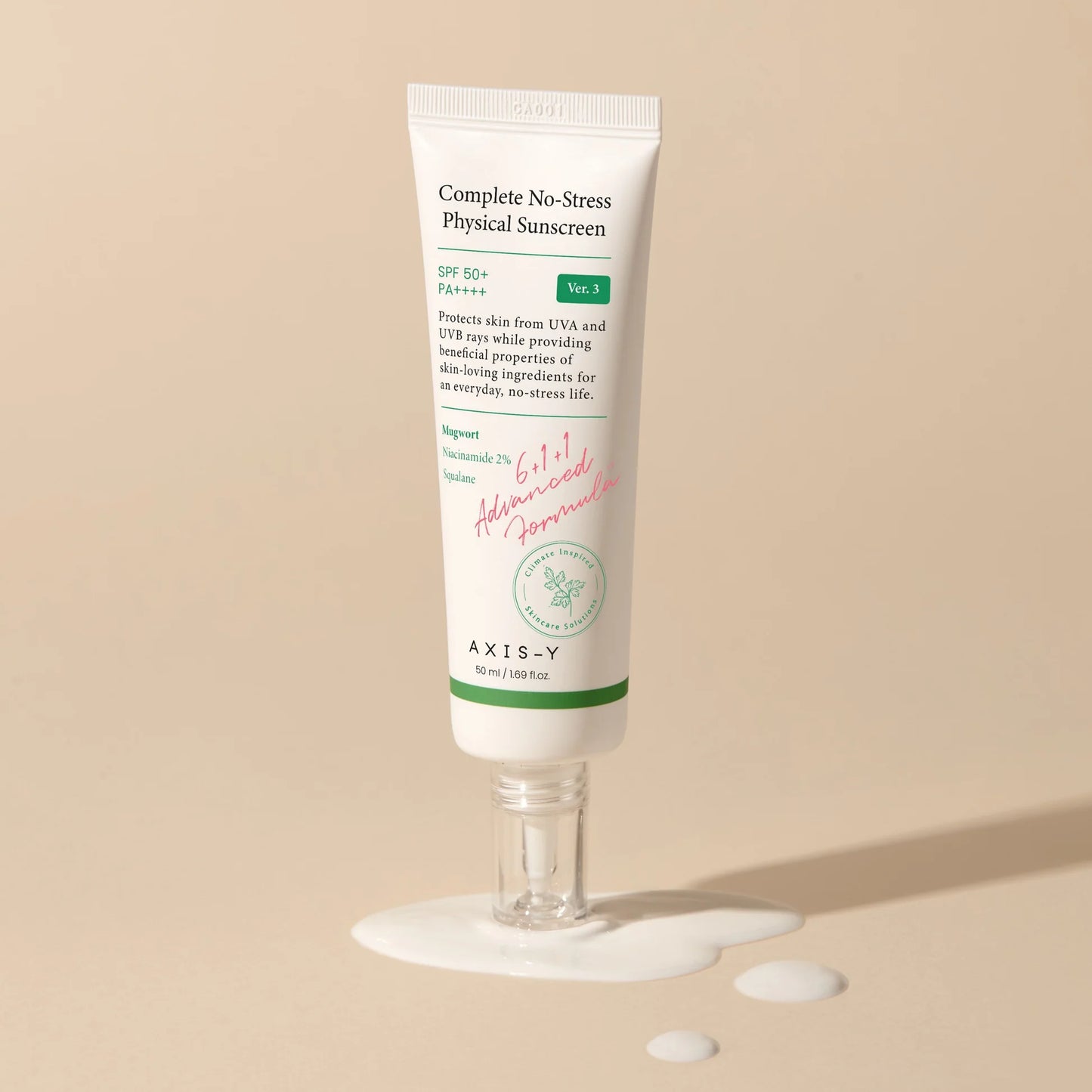 AXIS-Y Complete No-Stress Physical Sunscreen SPF50+ PA++++