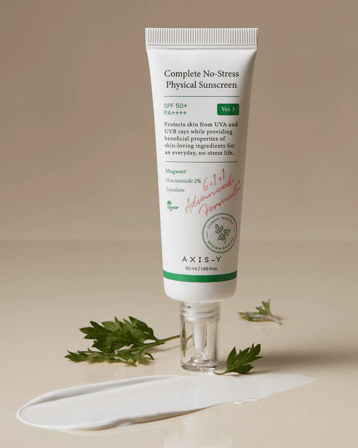 AXIS-Y Complete No-Stress Physical Sunscreen SPF50+ PA++++