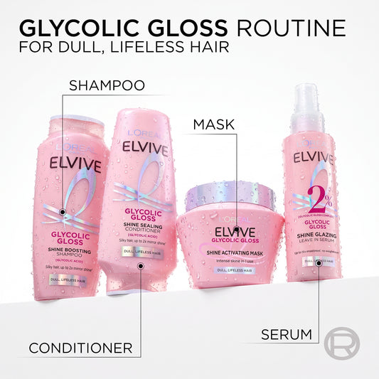 L’Oréal Paris Elvive Glycolic Gloss – Routine Complète
