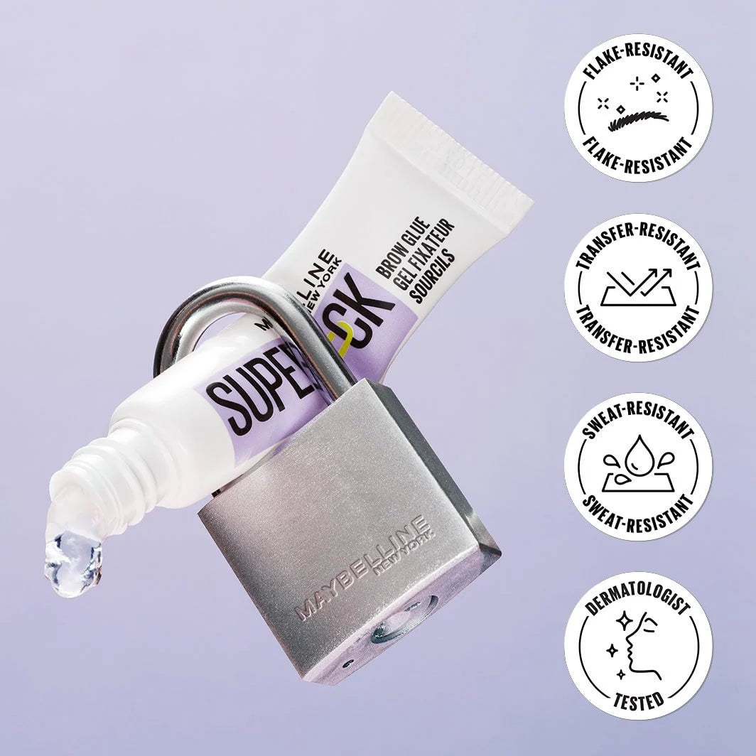 Maybelline Super Lock Brow Glue – Gel Fixateur Sourcils