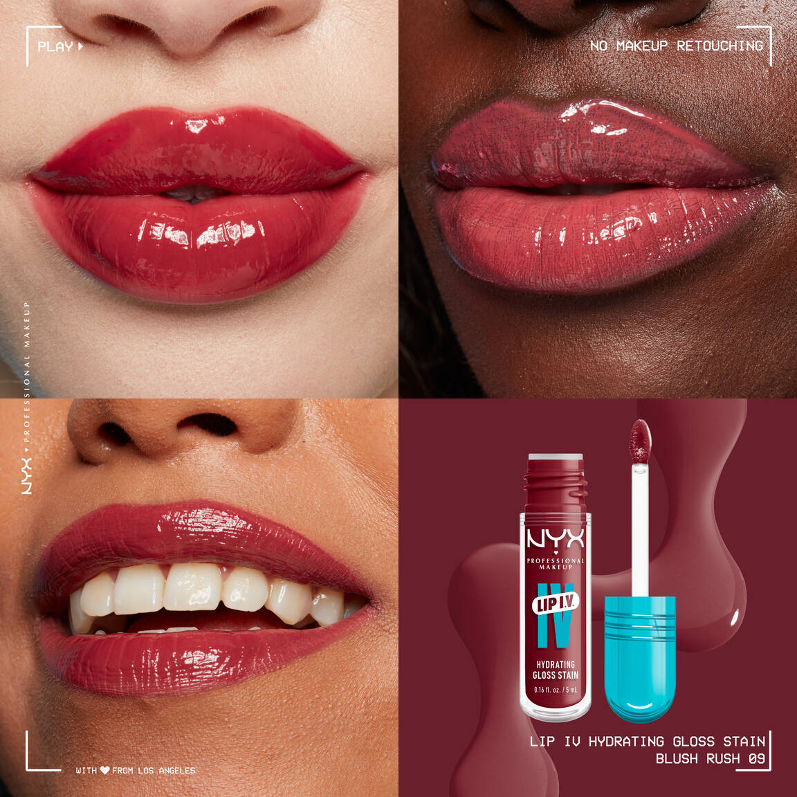 NYX Professional Makeup – Lip IV Hydrating Gloss Stain