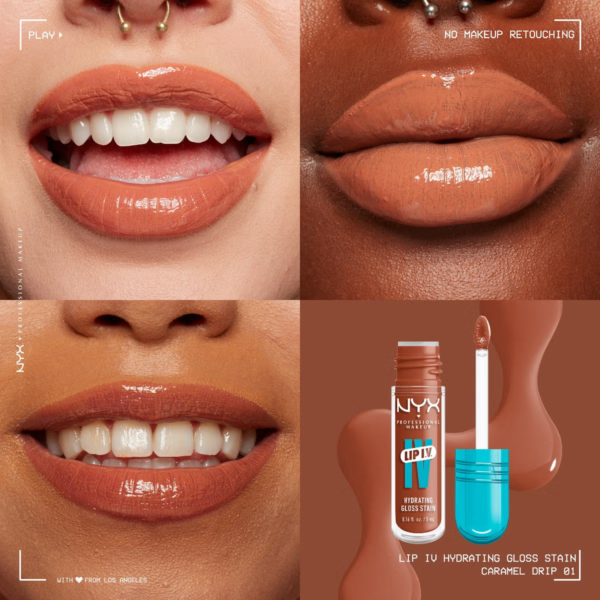 NYX Professional Makeup – Lip IV Hydrating Gloss Stain