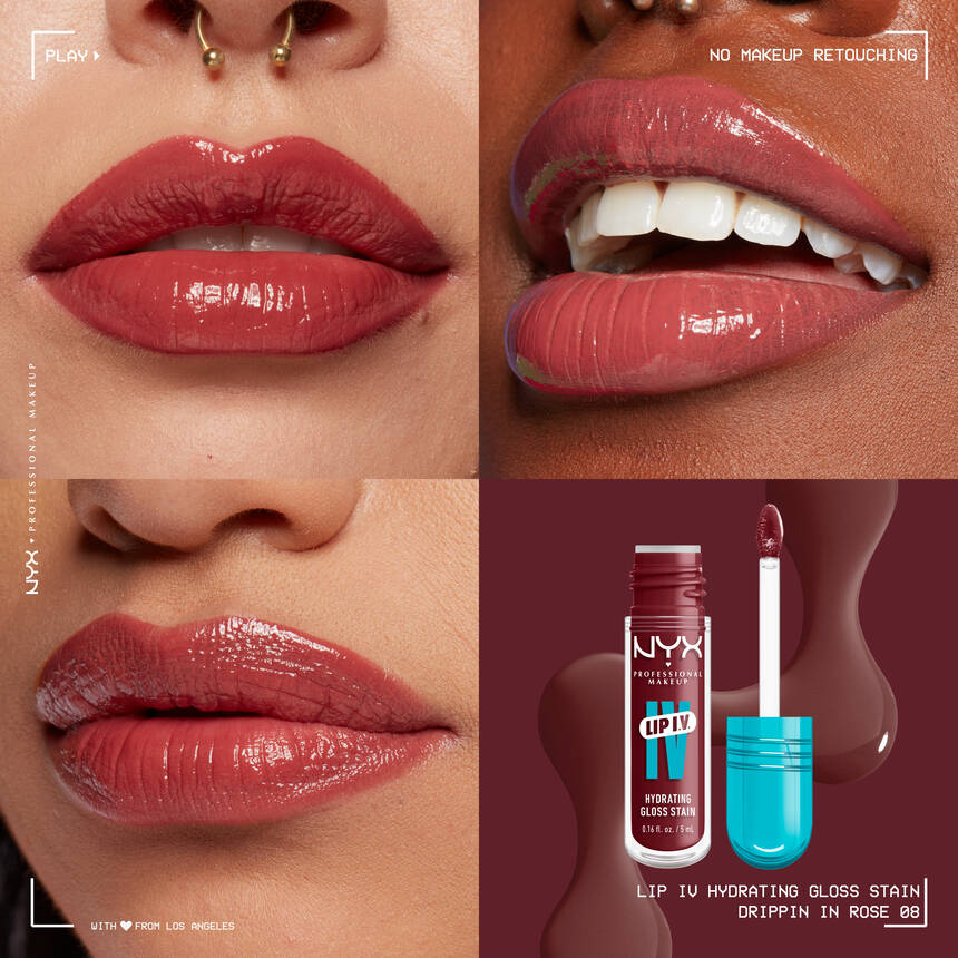 NYX Professional Makeup – Lip IV Hydrating Gloss Stain