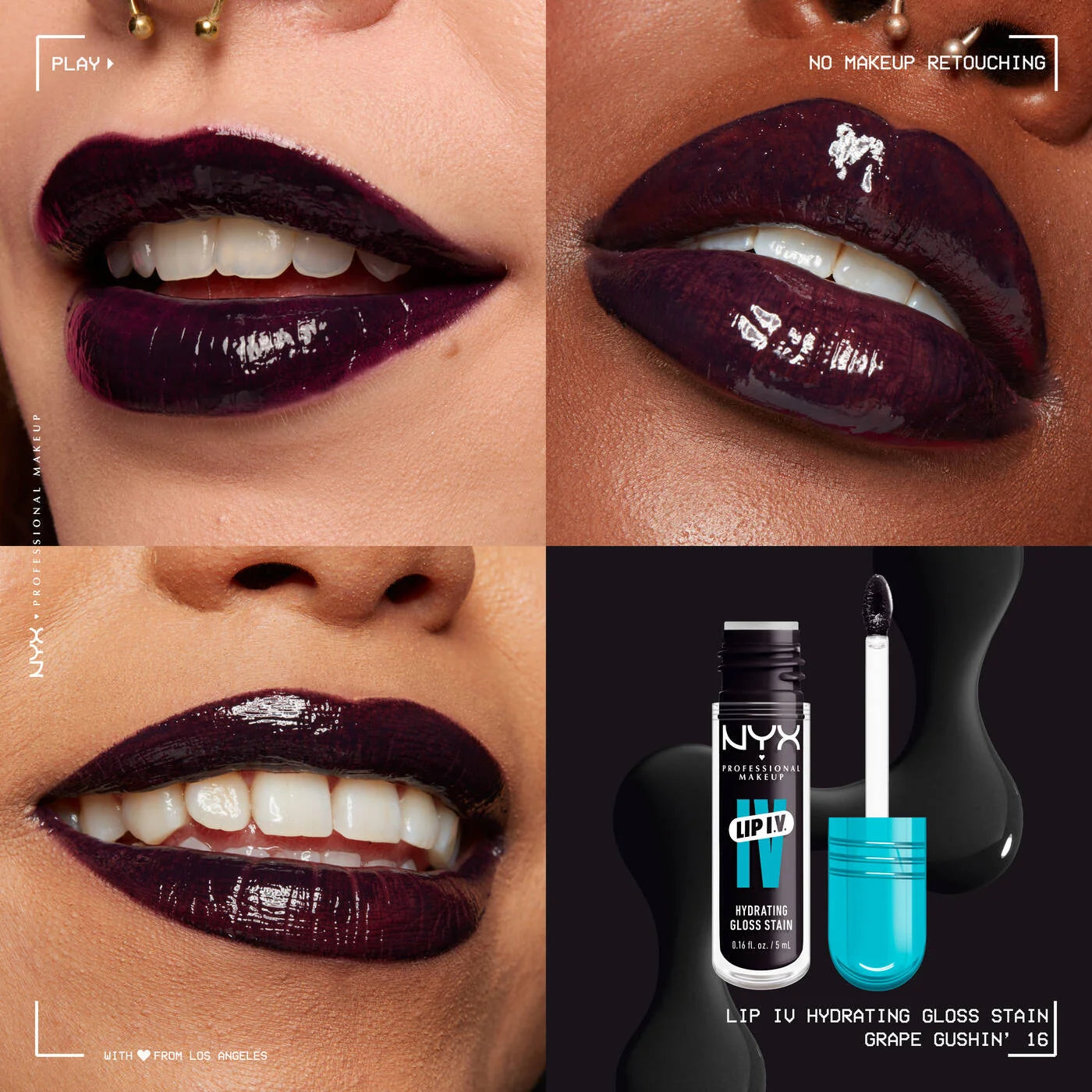 NYX Professional Makeup – Lip IV Hydrating Gloss Stain